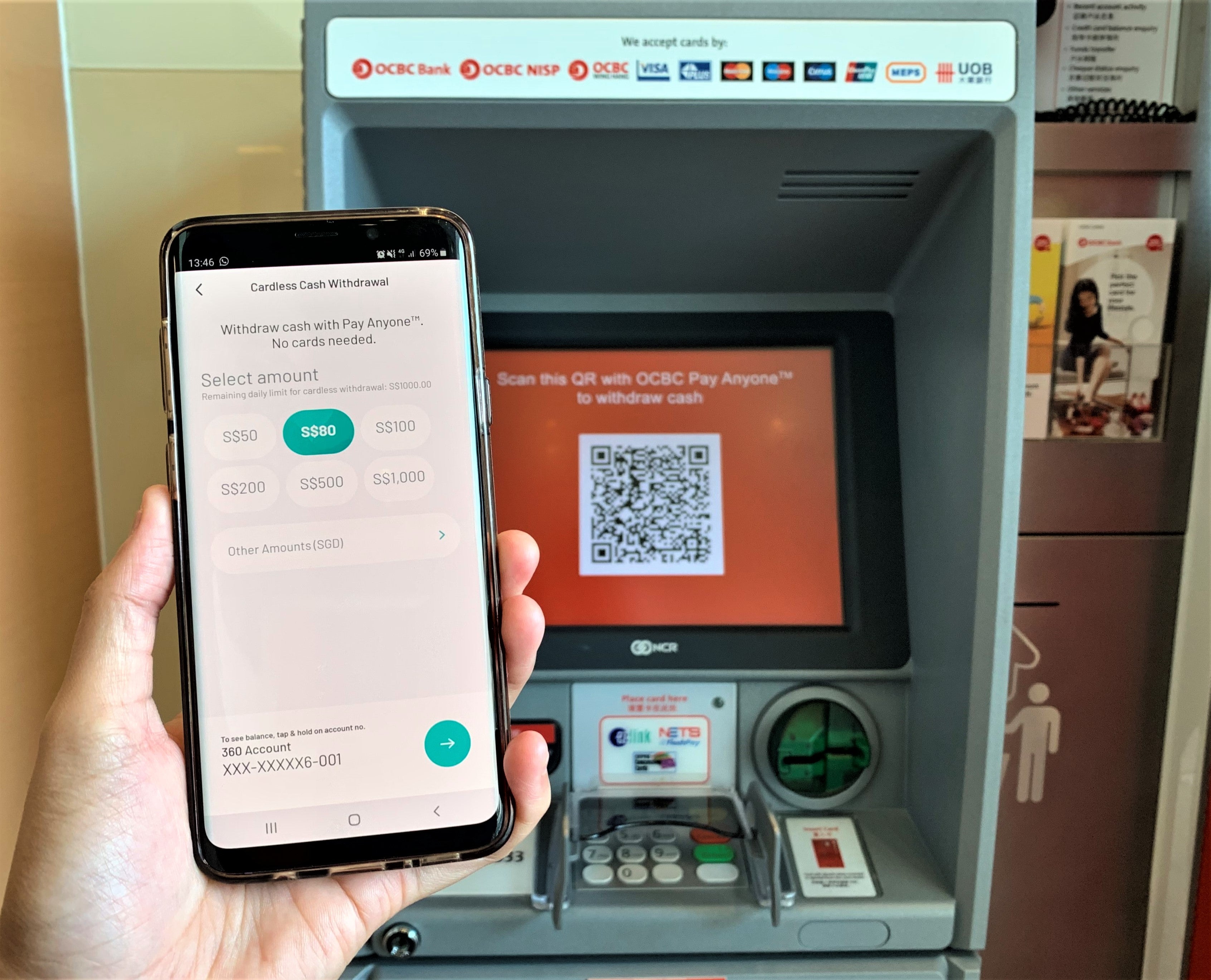how to scan debit card on cash app
